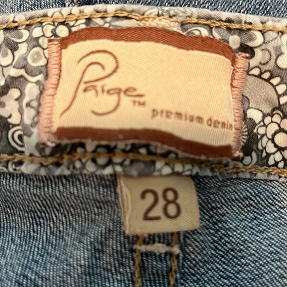 Paige denim shorts. EUC - Picture 3 of 5